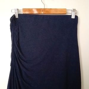 Mssp Women's Linen Blend Skirt